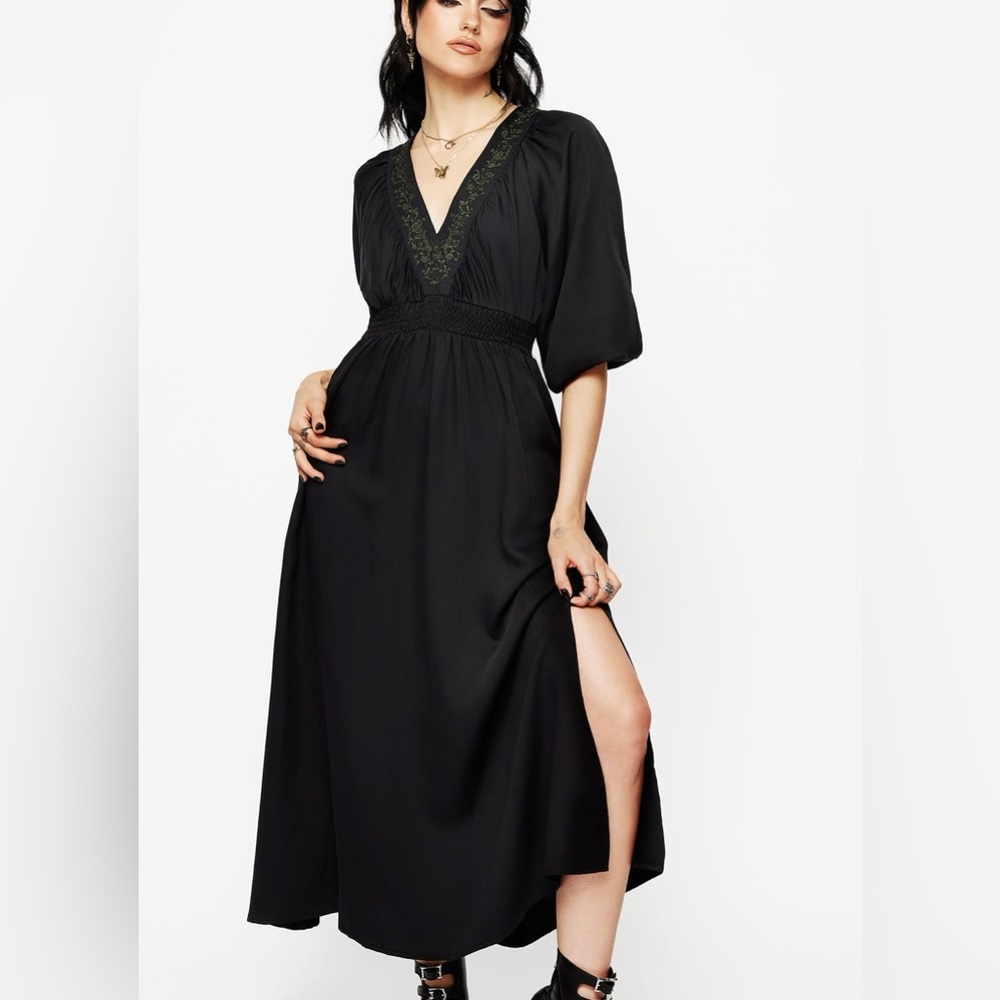 Disturbia Floral Embroidered dress